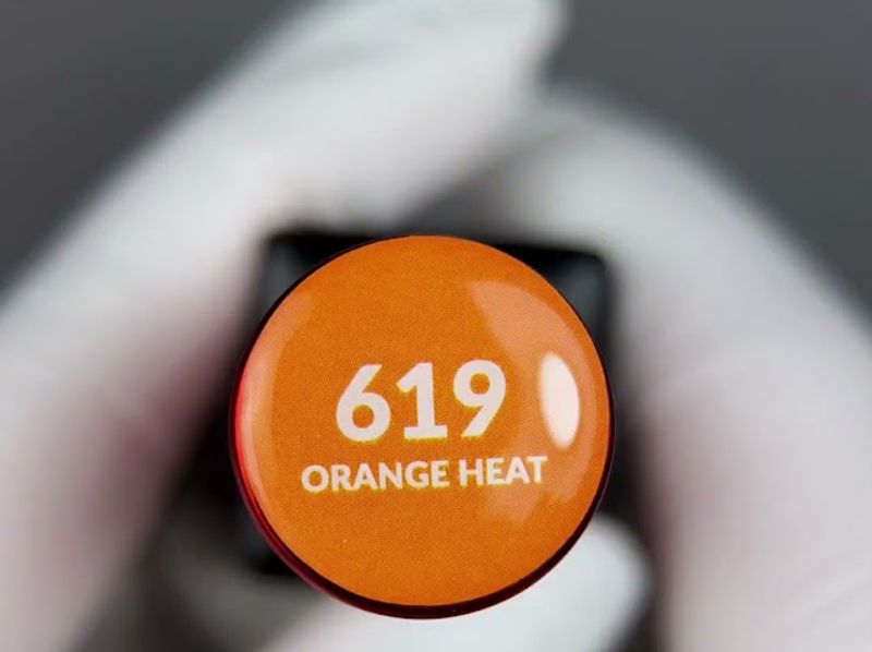 Gel Polish  619 Orange Heat 10g