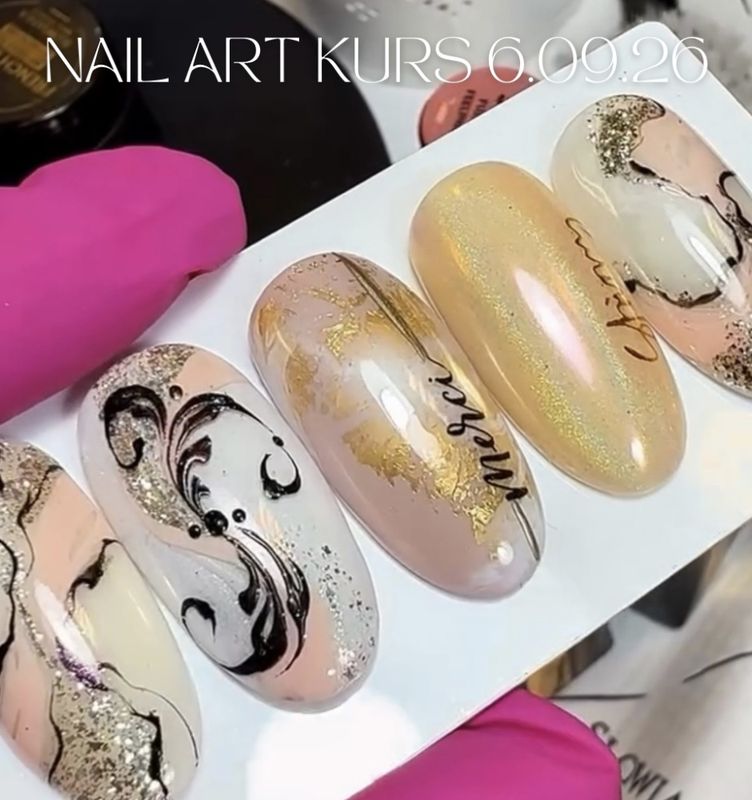 Nail Art Kurs Lørdag  25.10.2025 